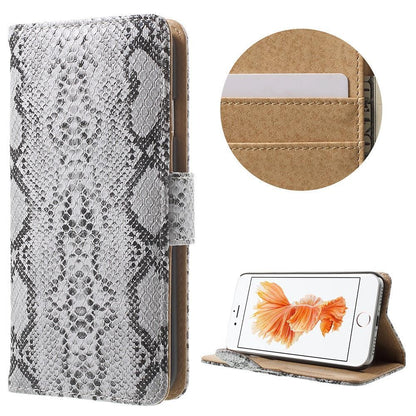 Wallet Case für Apple iPhone 8 7 SE 2020 Snake Schlange Muster Etui