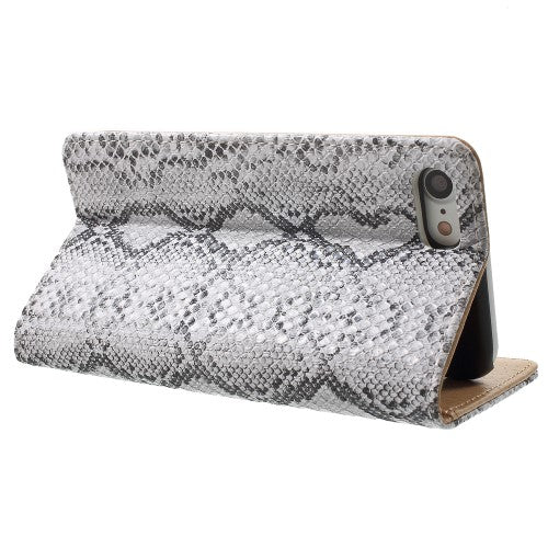 Wallet Case für Apple iPhone 8 7 SE 2020 Snake Schlange Muster Etui