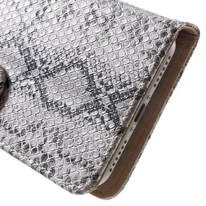 Wallet Case für Apple iPhone 8 7 SE 2020 Snake Schlange Muster Etui