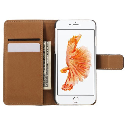 Wallet Case für Apple iPhone 8 7 SE 2020 Genuine Split Echt Leder