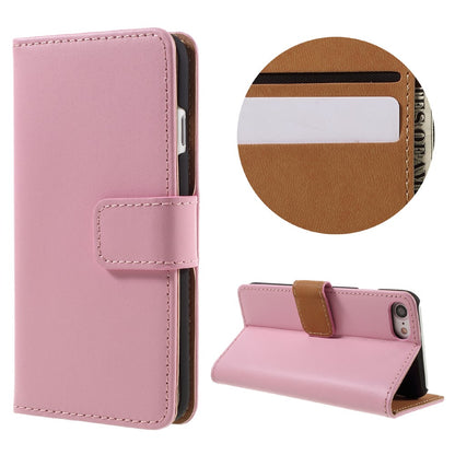 Wallet Case für Apple iPhone 8 7 SE 2020 Genuine Split Echt Leder