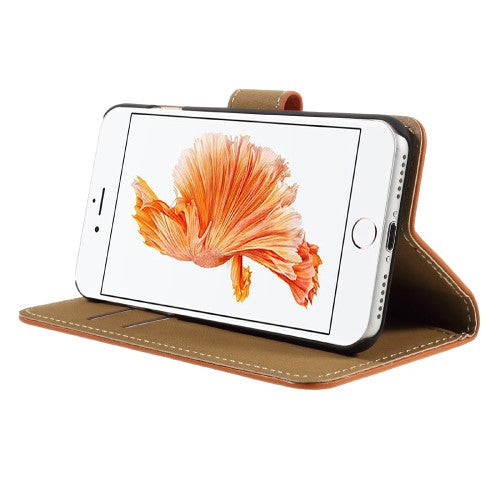 Wallet Case für Apple iPhone 8 7 SE 2020 Genuine Split Echt Leder