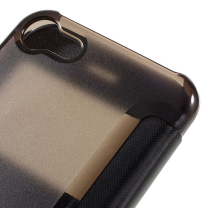 Wallet Case für Apple iPhone 8 7 SE 2020 Window View Brushed Look