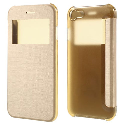 Wallet Case für Apple iPhone 8 7 SE 2020 Window View Brushed Look