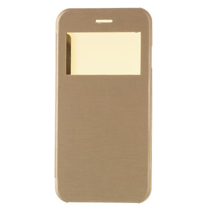 Wallet Case für Apple iPhone 8 7 SE 2020 Window View Brushed Look