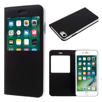 Wallet Case für Apple iPhone 8 7 SE 2020 Window View Book Etui