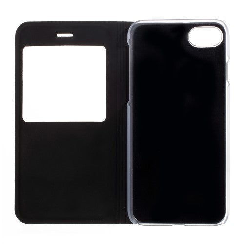 Wallet Case für Apple iPhone 8 7 SE 2020 Window View Book Etui