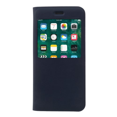 Wallet Case für Apple iPhone 8 7 SE 2020 Window View Book Etui