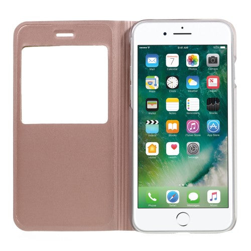 Wallet Case für Apple iPhone 8 7 SE 2020 Window View Book Etui