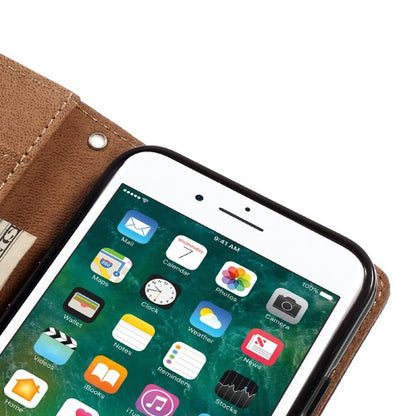 Wallet Case für Apple iPhone 8 7 SE 2020 Carbon Fiber Optik Etui