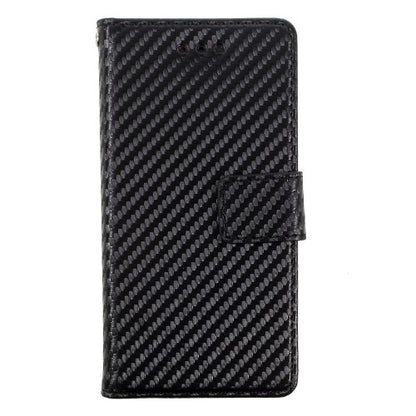 Wallet Case für Apple iPhone 8 7 SE 2020 Carbon Fiber Optik Etui