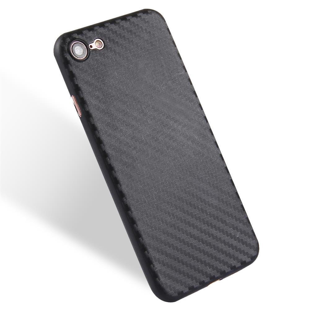 TPU Case für Apple iPhone 8 7 SE 2020 Ultra Thin Carbon Fiber Optik Optik