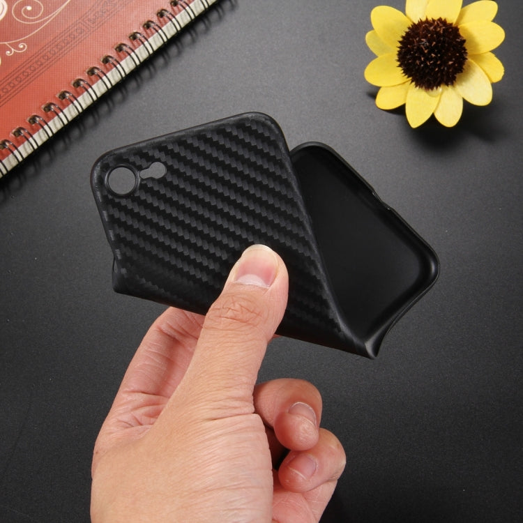 TPU Case für Apple iPhone 8 7 SE 2020 Ultra Thin Carbon Fiber Optik Optik