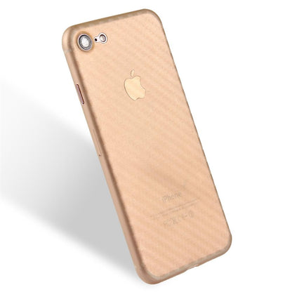 TPU Case für Apple iPhone 8 7 SE 2020 Ultra Thin Carbon Fiber Optik Optik