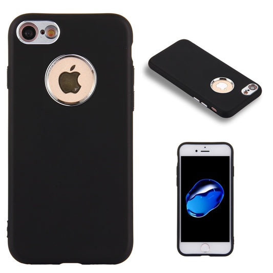 TPU Case für Apple iPhone 8 7 SE 2020 Pure Colour Metal Style