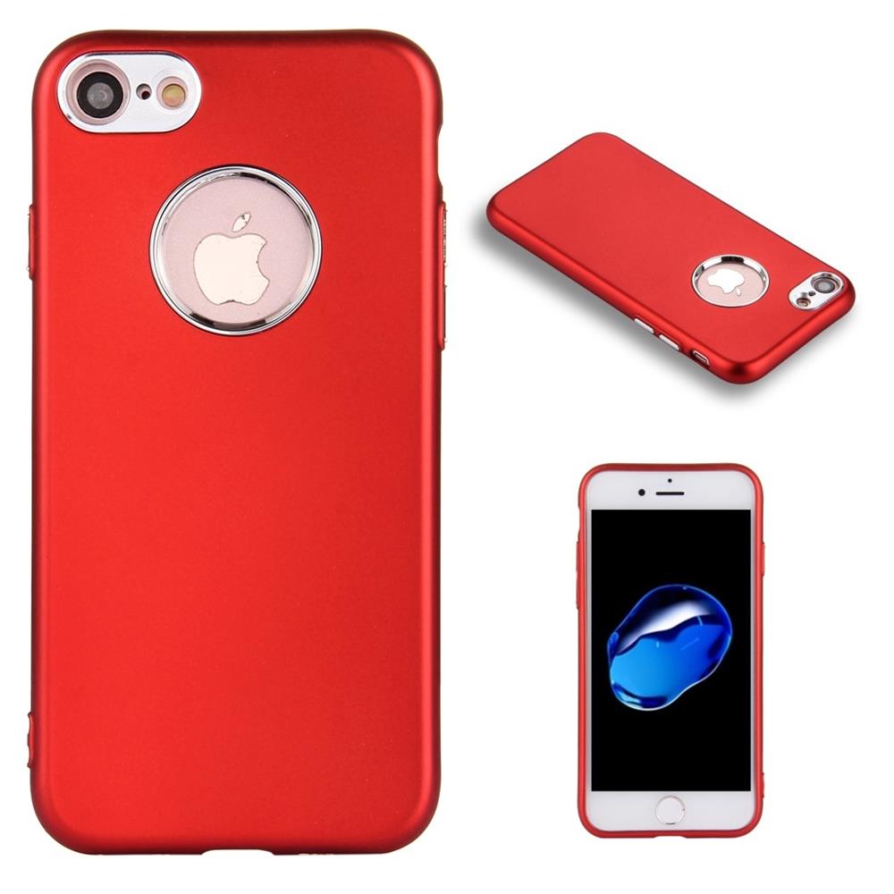 TPU Case für Apple iPhone 8 7 SE 2020 Pure Colour Metal Style