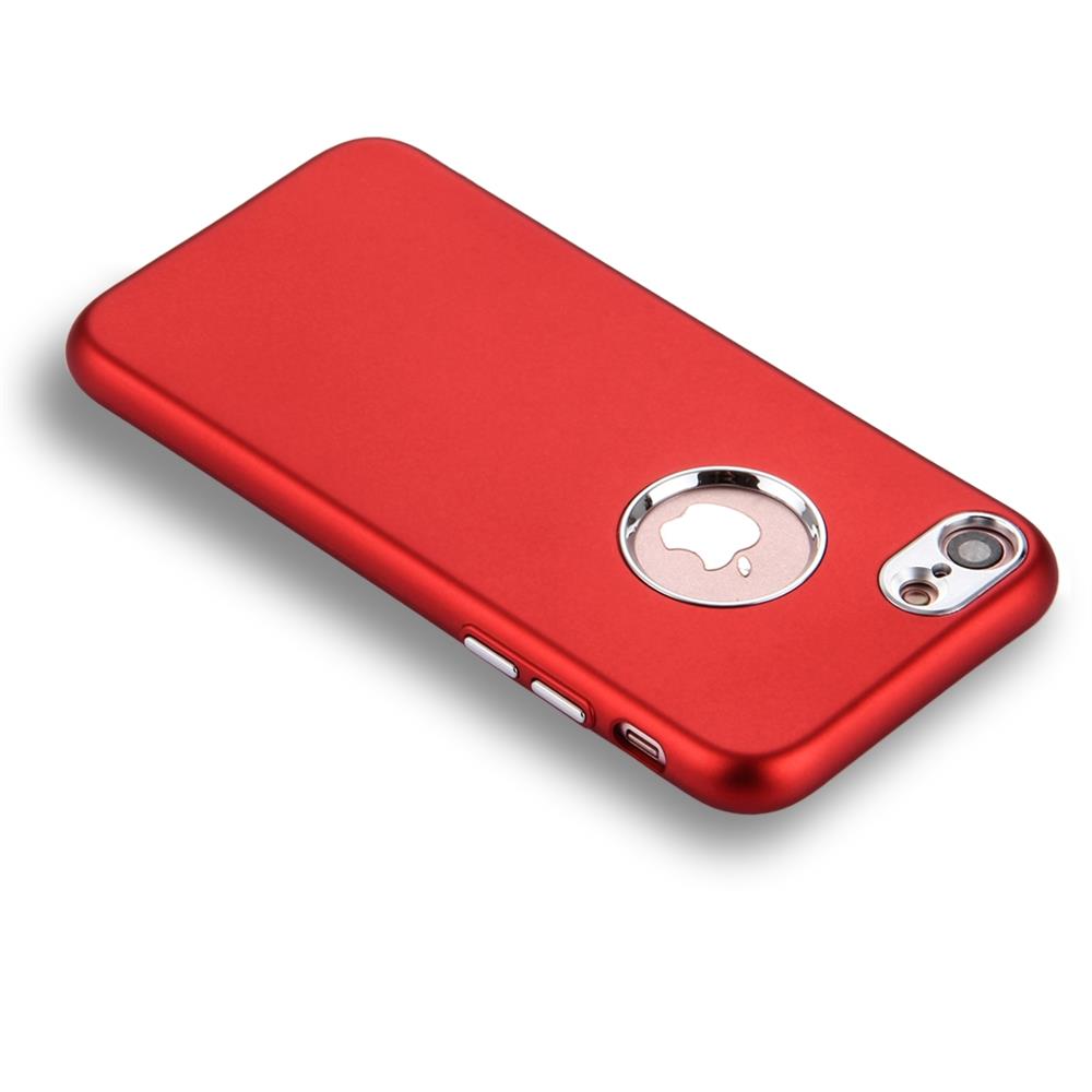 TPU Case für Apple iPhone 8 7 SE 2020 Pure Colour Metal Style
