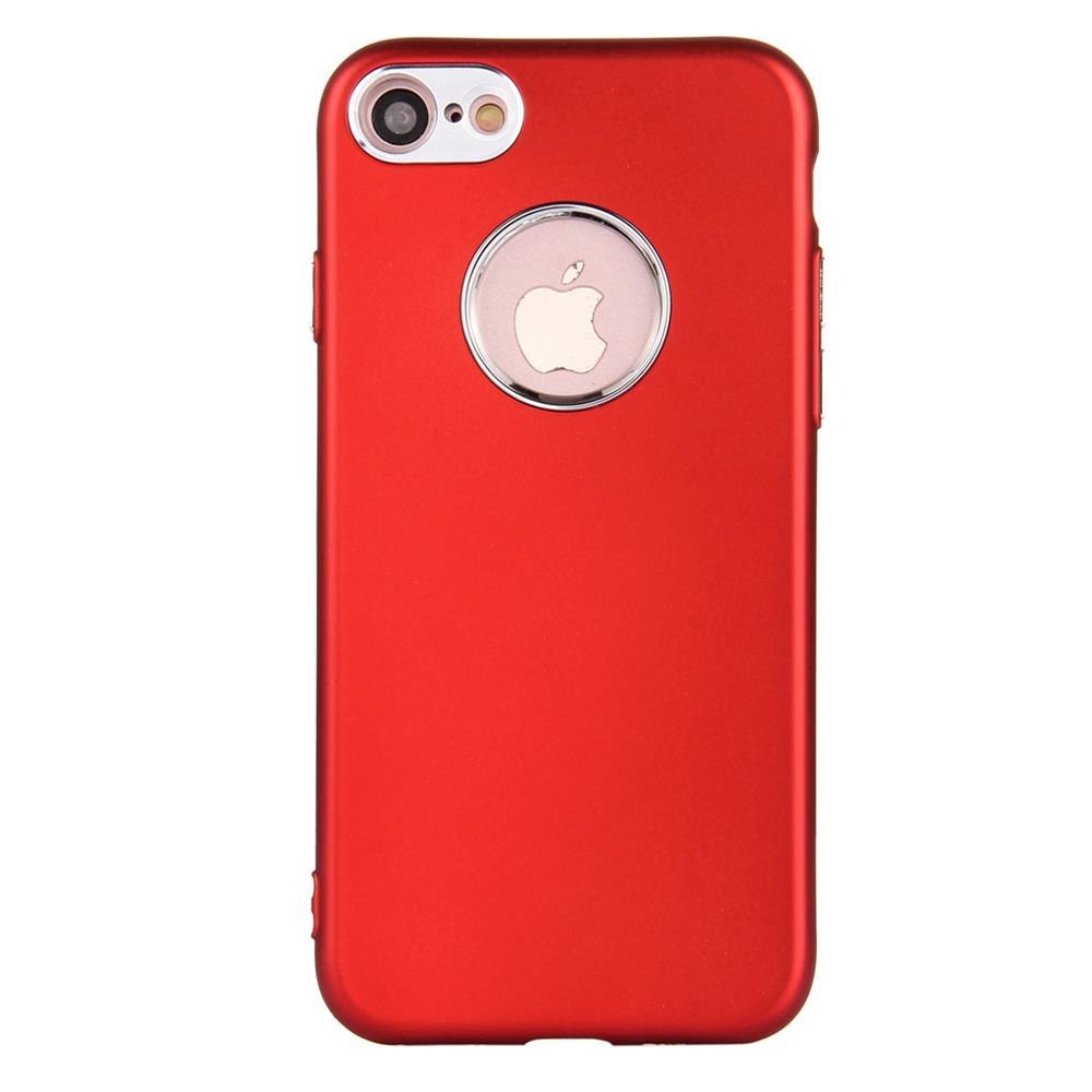 TPU Case für Apple iPhone 8 7 SE 2020 Pure Colour Metal Style