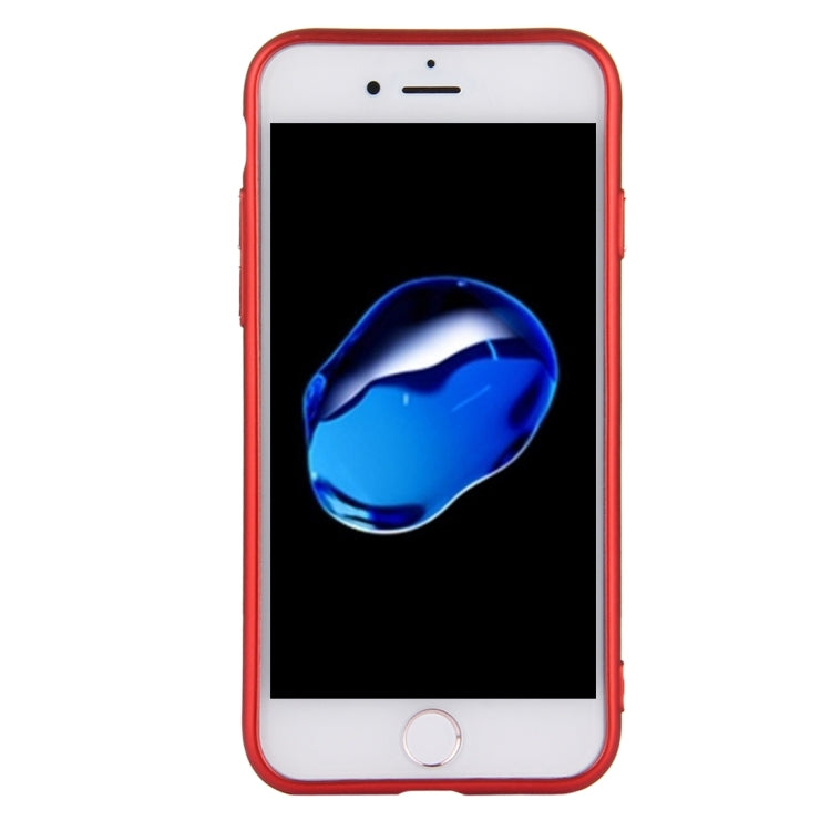 TPU Case für Apple iPhone 8 7 SE 2020 Pure Colour Metal Style