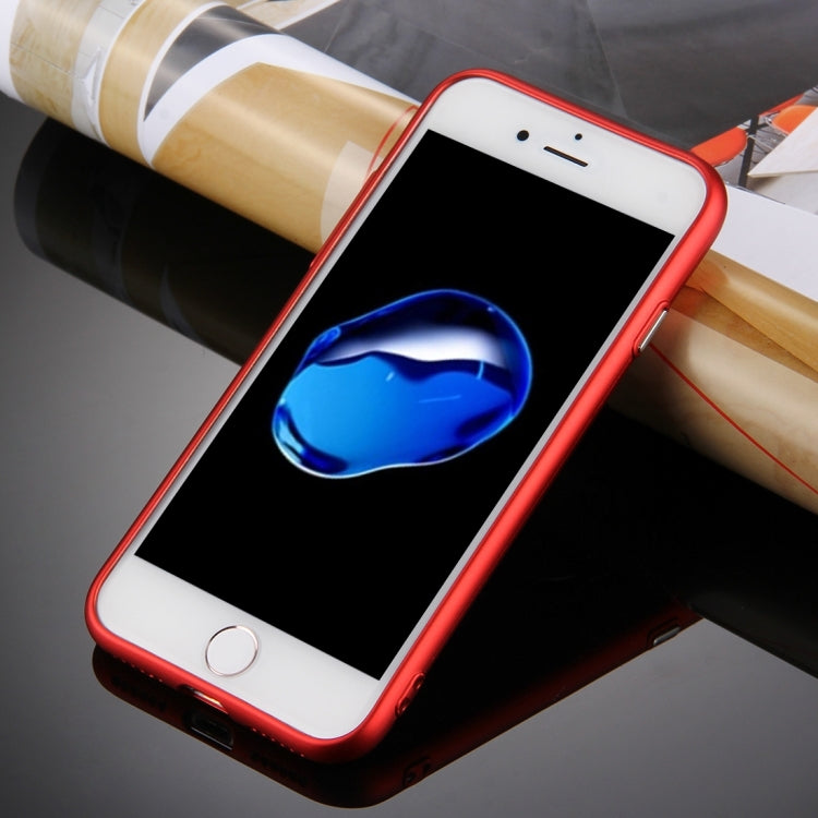 TPU Case für Apple iPhone 8 7 SE 2020 Pure Colour Metal Style