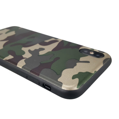 TPU Case für Apple iPhone XS X Flexi Camouflage Muster