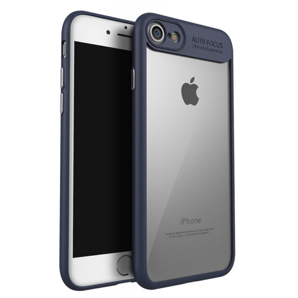 IPAKY TPU Gel Case für Apple iPhone 8 7 SE 2020 Frame elastisch Transparent