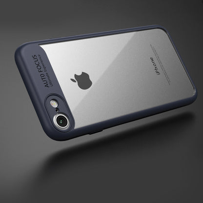 IPAKY TPU Gel Case für Apple iPhone 8 7 SE 2020 Frame elastisch Transparent
