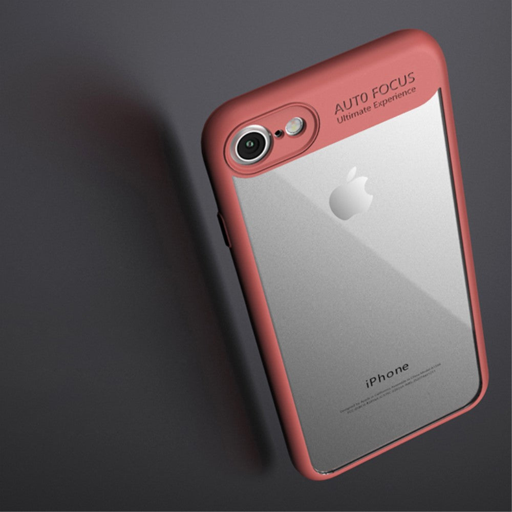 IPAKY TPU Gel Case für Apple iPhone 8 7 SE 2020 Frame elastisch Transparent