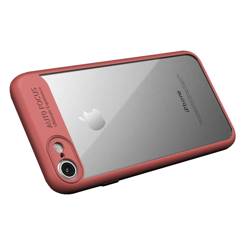 IPAKY TPU Gel Case für Apple iPhone 8 7 SE 2020 Frame elastisch Transparent
