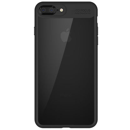 IPAKY TPU Gel Case für Apple iPhone 8 PLUS 7 PLUS Frame elastisch Transparent