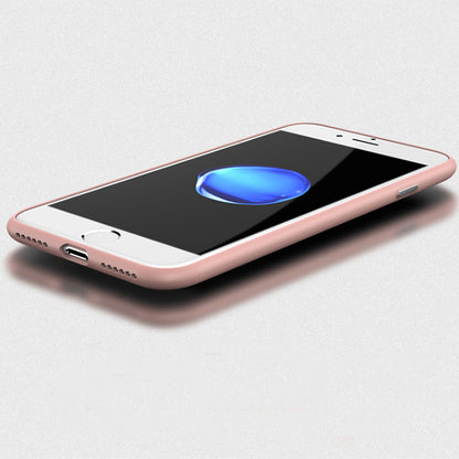 IPAKY TPU Gel Case für Apple iPhone 8 PLUS 7 PLUS Frame elastisch Transparent