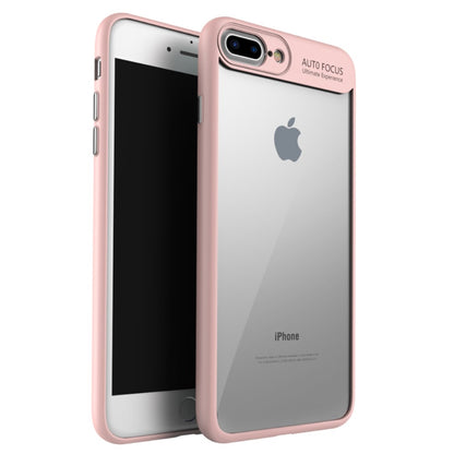 IPAKY TPU Gel Case für Apple iPhone 8 PLUS 7 PLUS Frame elastisch Transparent