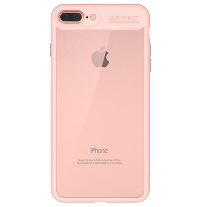 IPAKY TPU Gel Case für Apple iPhone 8 PLUS 7 PLUS Frame elastisch Transparent