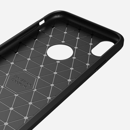 TPU Case für Apple iPhone XR Carbon Skin Brushed