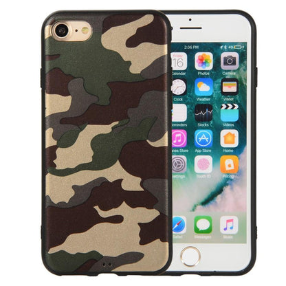TPU Case für APPLE IPHONE 8 7 SE 2020 Camouflage Muster Flexi Tarn Handyhülle