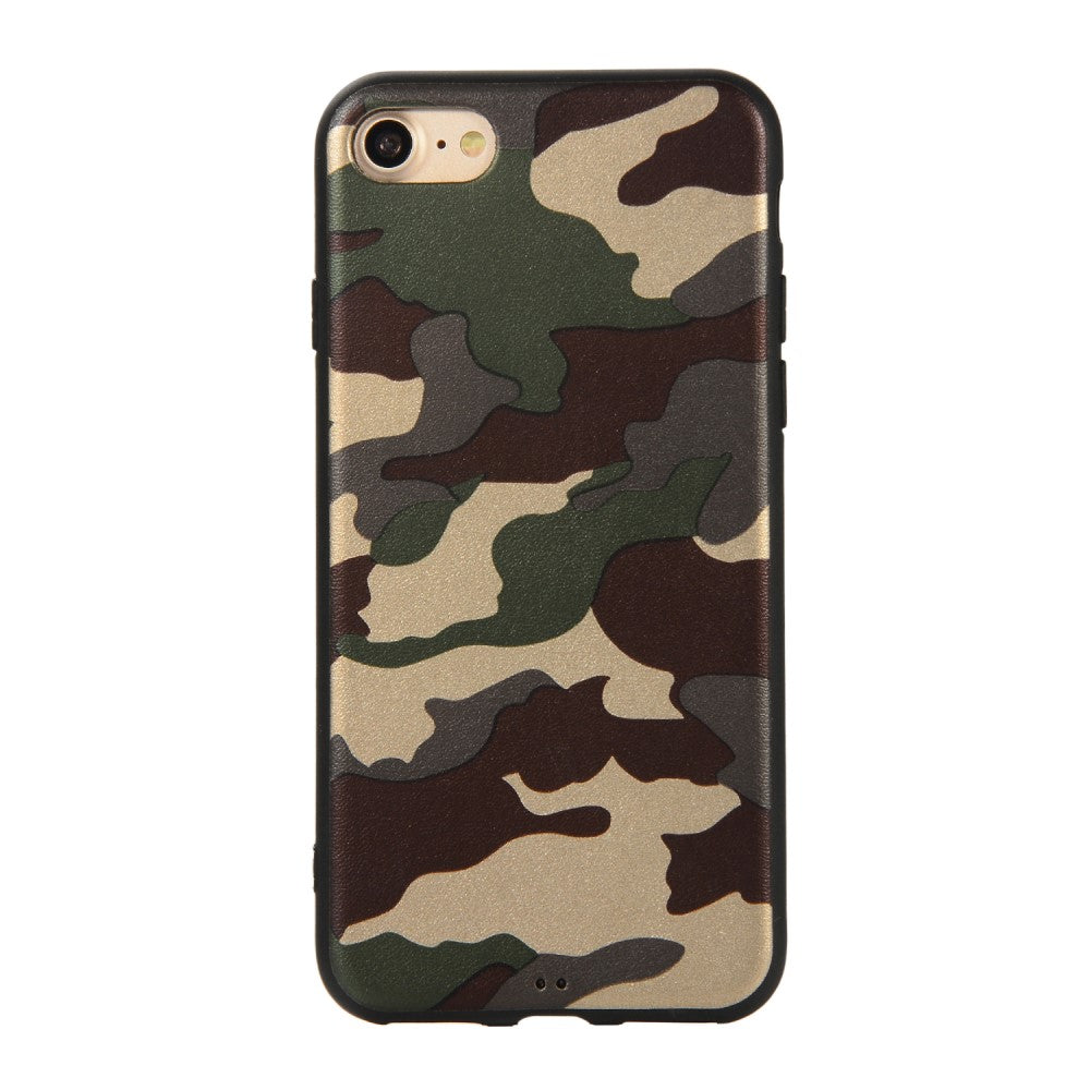 TPU Case für APPLE IPHONE 8 7 SE 2020 Camouflage Muster Flexi Tarn Handyhülle