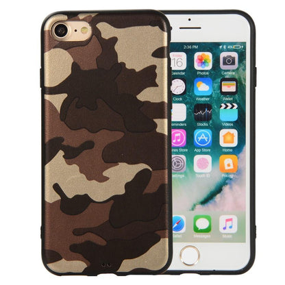TPU Case für APPLE IPHONE 8 7 SE 2020 Camouflage Muster Flexi Tarn Handyhülle