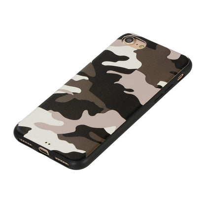 TPU Case für APPLE IPHONE 8 7 SE 2020 Camouflage Muster Flexi Tarn Handyhülle