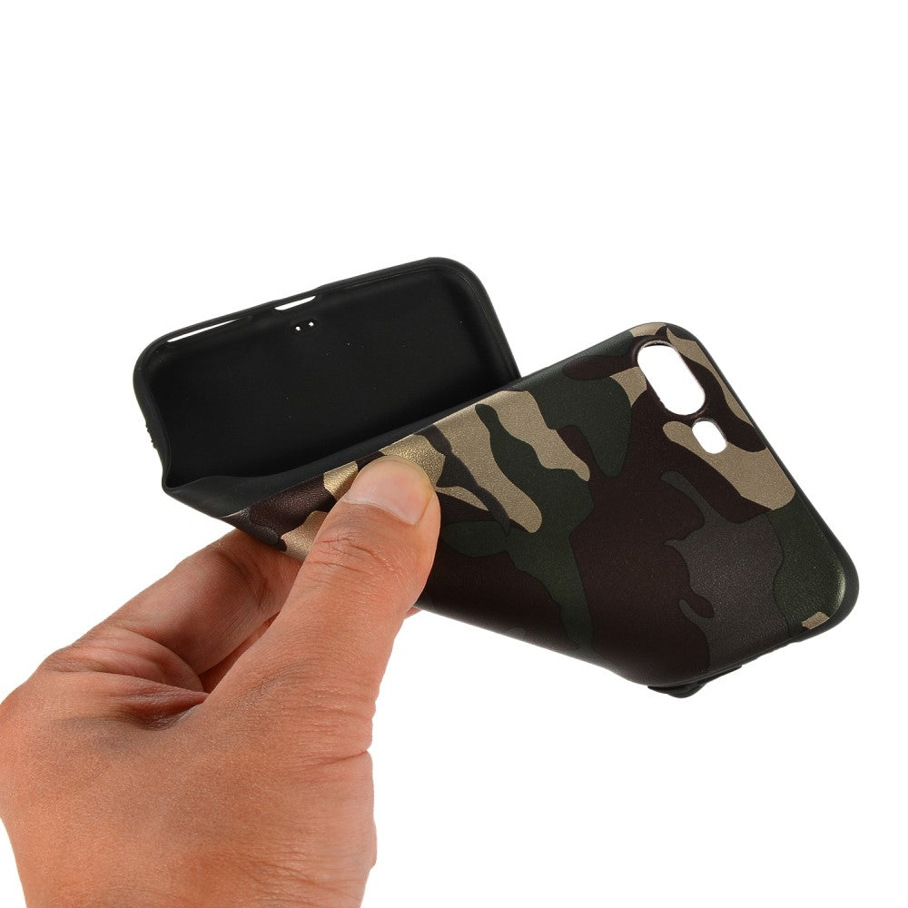 TPU Case für Apple iPhone 8 PLUS 7 PLUS Camouflage Muster Flexi Handyhülle