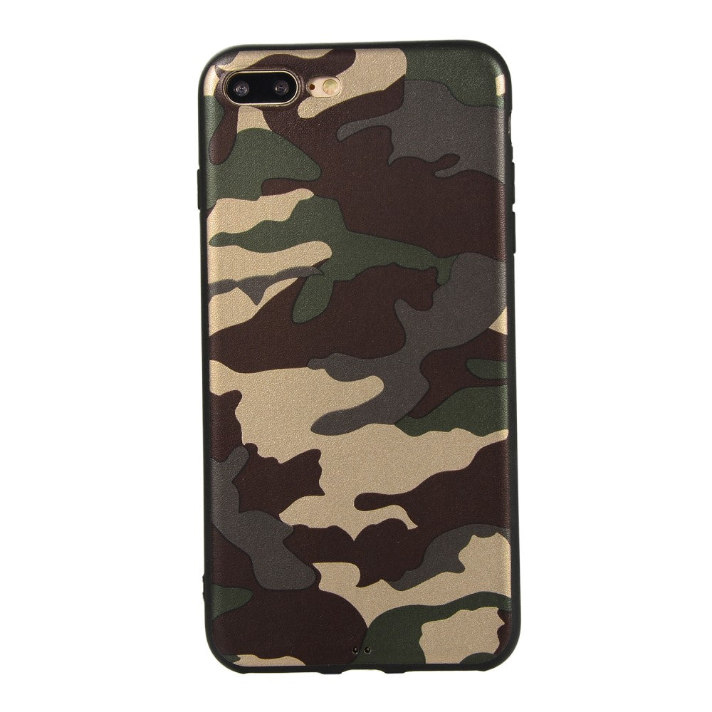 TPU Case für Apple iPhone 8 PLUS 7 PLUS Camouflage Muster Flexi Handyhülle