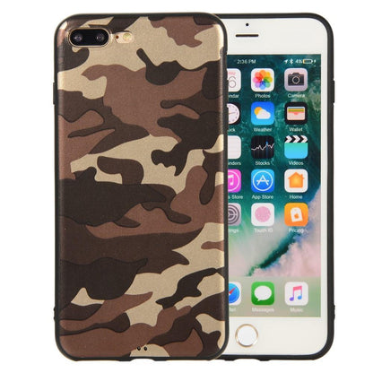 TPU Case für Apple iPhone 8 PLUS 7 PLUS Camouflage Muster Flexi Handyhülle