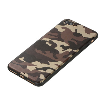 TPU Case für Apple iPhone 8 PLUS 7 PLUS Camouflage Muster Flexi Handyhülle