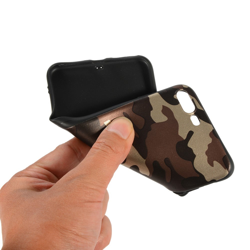 TPU Case für Apple iPhone 8 PLUS 7 PLUS Camouflage Muster Flexi Handyhülle