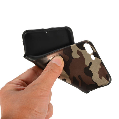 TPU Case für Apple iPhone 8 PLUS 7 PLUS Camouflage Muster Flexi Handyhülle