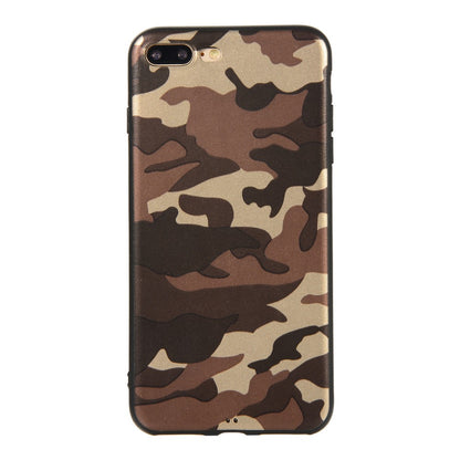 TPU Case für Apple iPhone 8 PLUS 7 PLUS Camouflage Muster Flexi Handyhülle