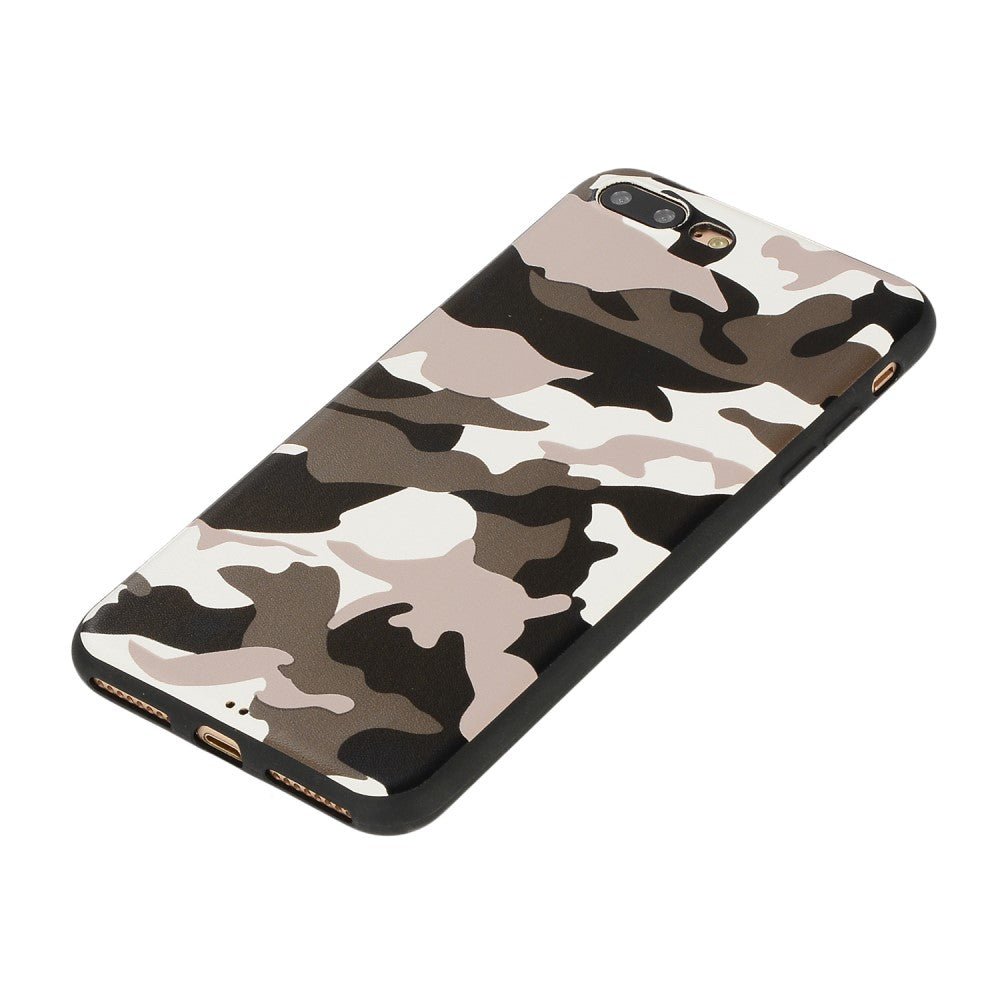 TPU Case für Apple iPhone 8 PLUS 7 PLUS Camouflage Muster Flexi Handyhülle