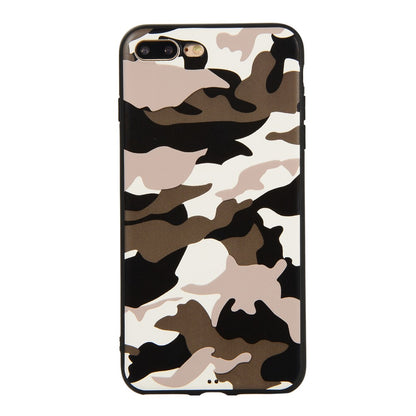 TPU Case für Apple iPhone 8 PLUS 7 PLUS Camouflage Muster Flexi Handyhülle