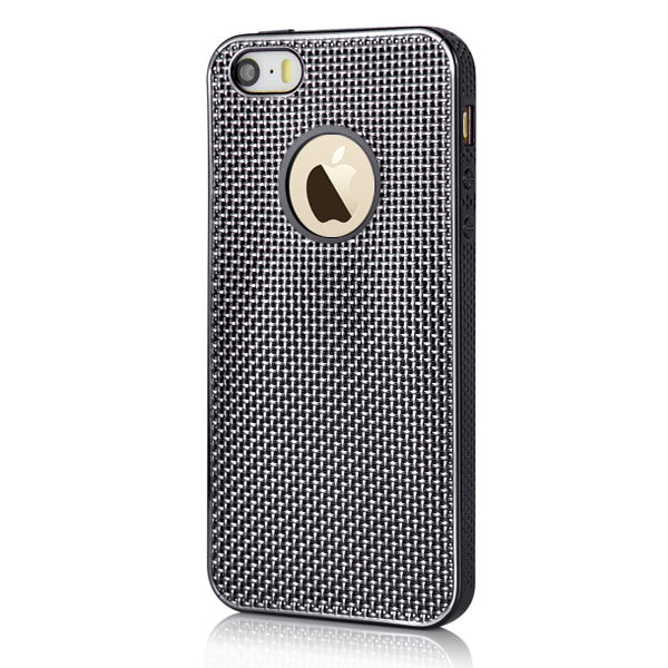 TPU Case für Apple iPhone SE 5 5S Soft Metal Chain Look Kette