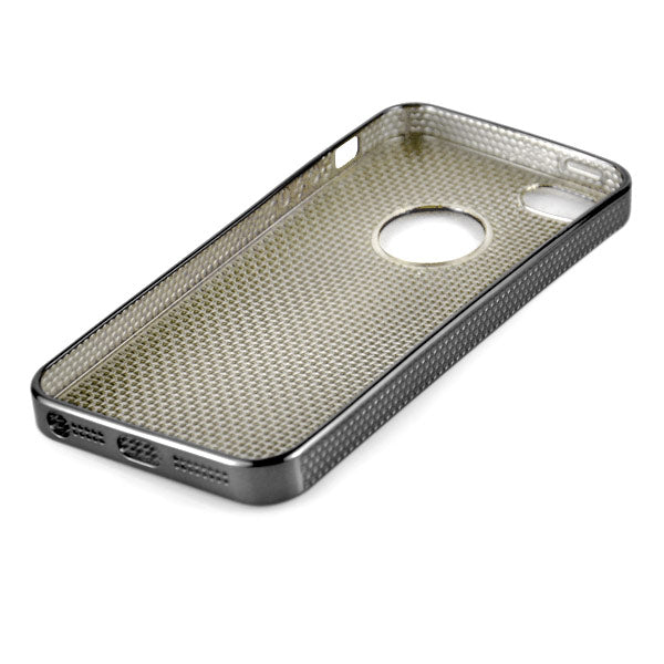 TPU Case für Apple iPhone SE 5 5S Soft Metal Chain Look Kette