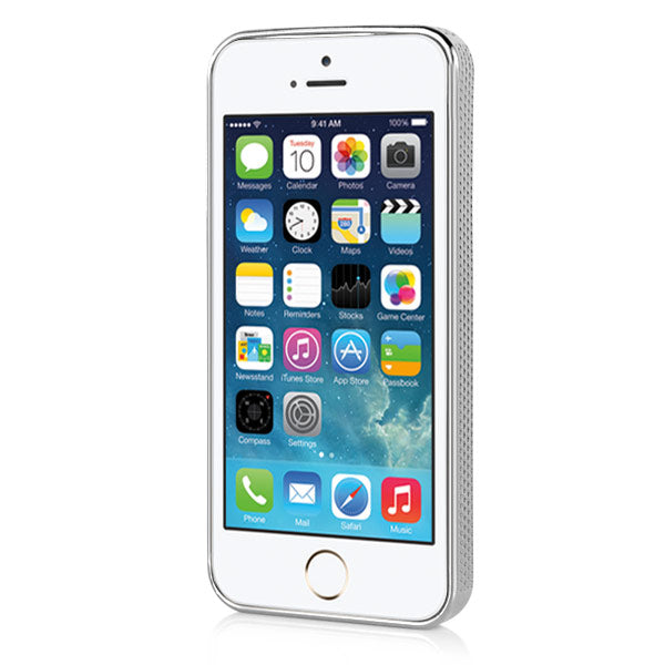 TPU Case für Apple iPhone SE 5 5S Soft Metal Chain Look Kette